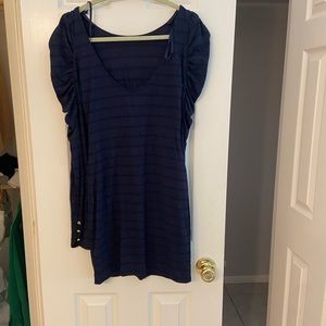 Juicy couture dress, size P, strip navy